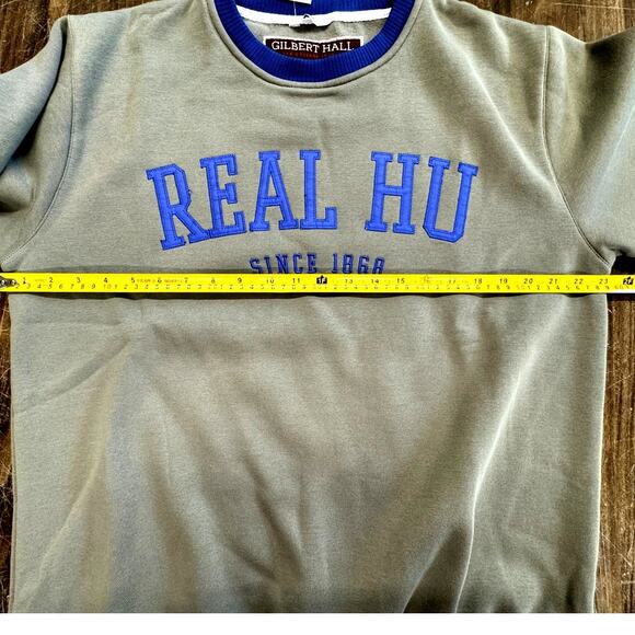 NWT!! "GILBERT‎ HALL REAL HU" Sweatshirt, Size L - Picture 7 of 8